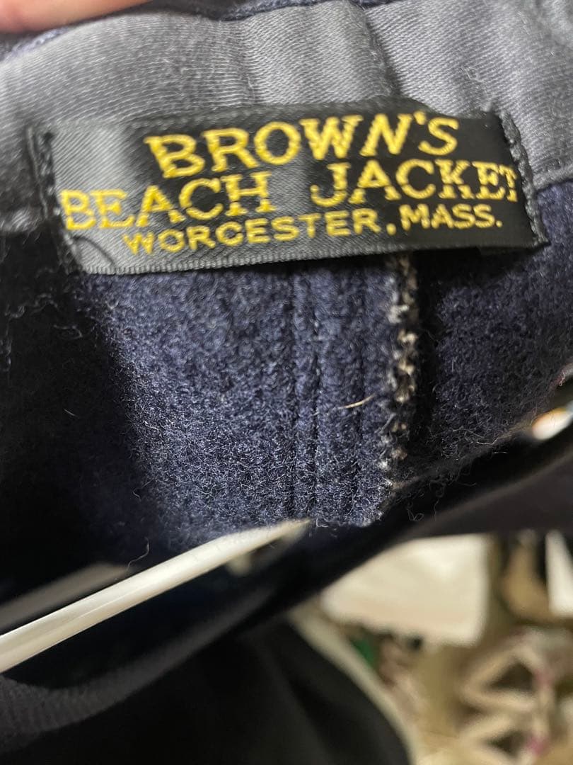 BROWN'S BEACH ネイビー ベスト