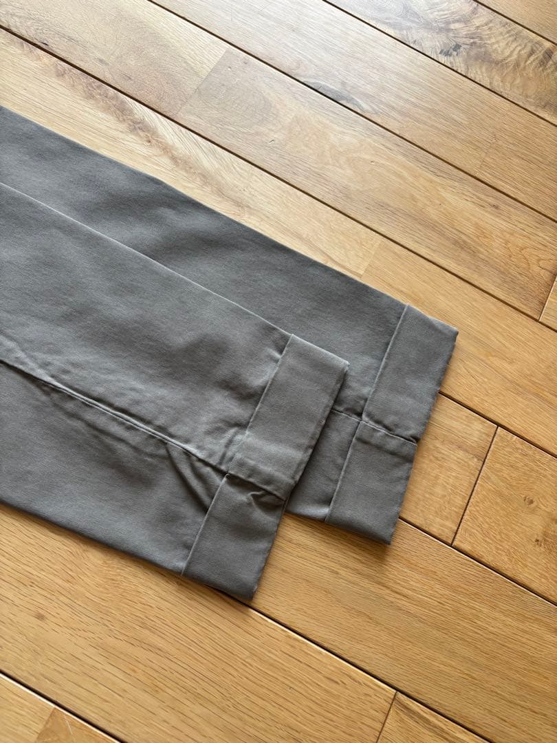 美中古 PTTORINO タックイン チノパンツ 46 グレージュ PT01
