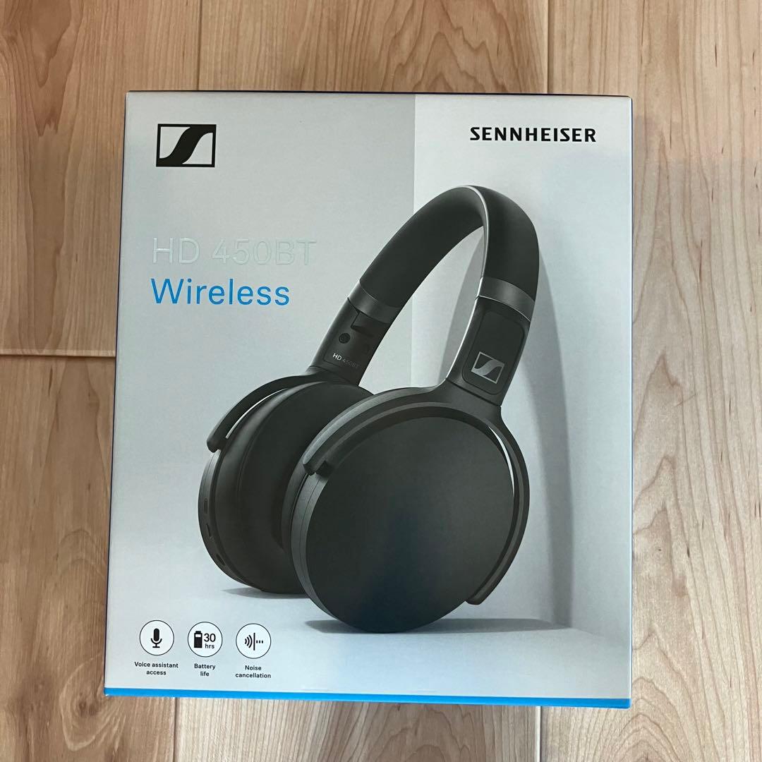 【中古】Sennheiser HD450BT ワイヤレスヘッドホン