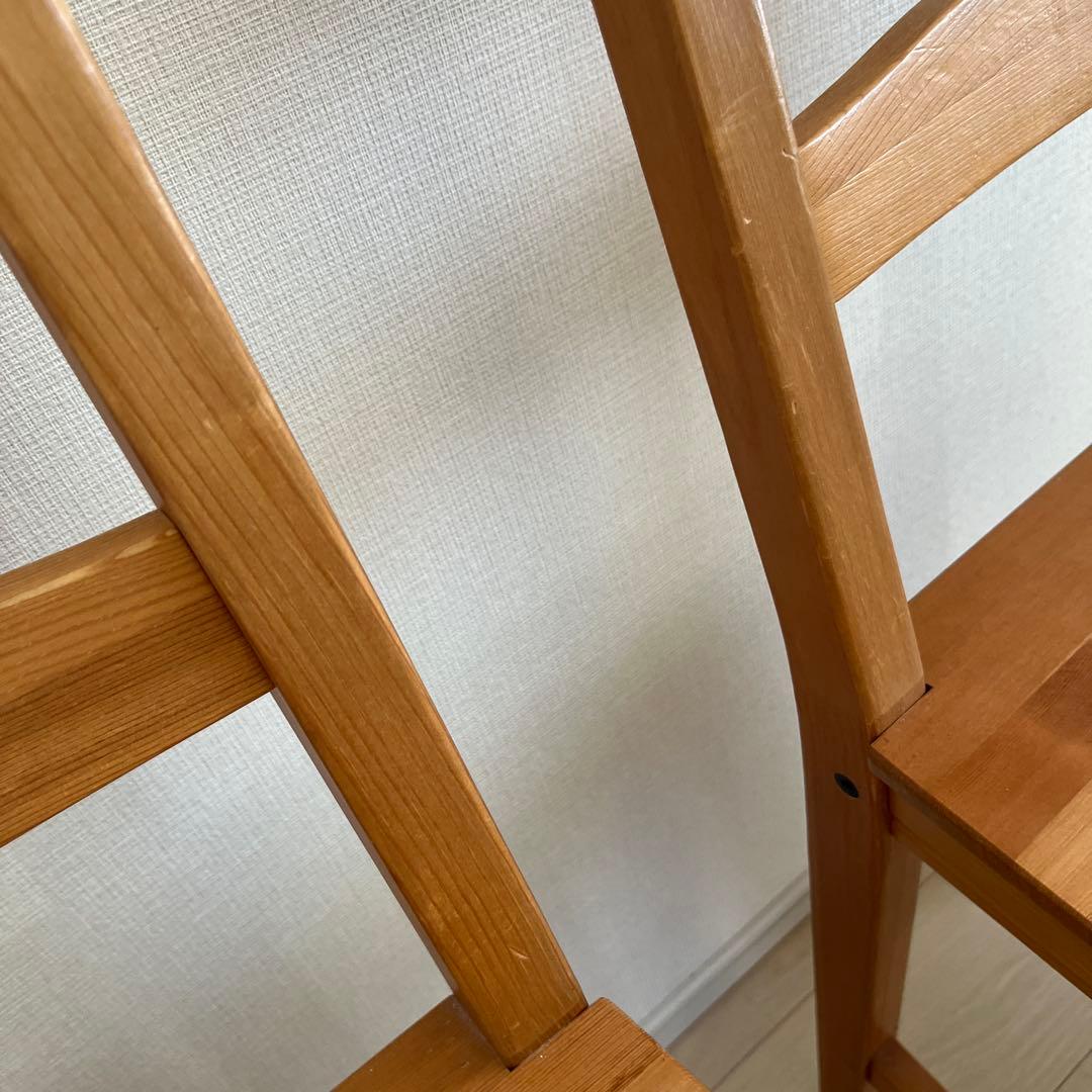 すー　木製ダイニングチェア 4脚セット