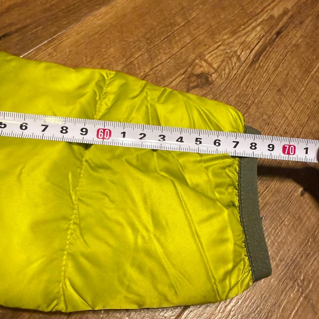 00s Marmot archive ライトパフダウンジャケットテック系イエロー