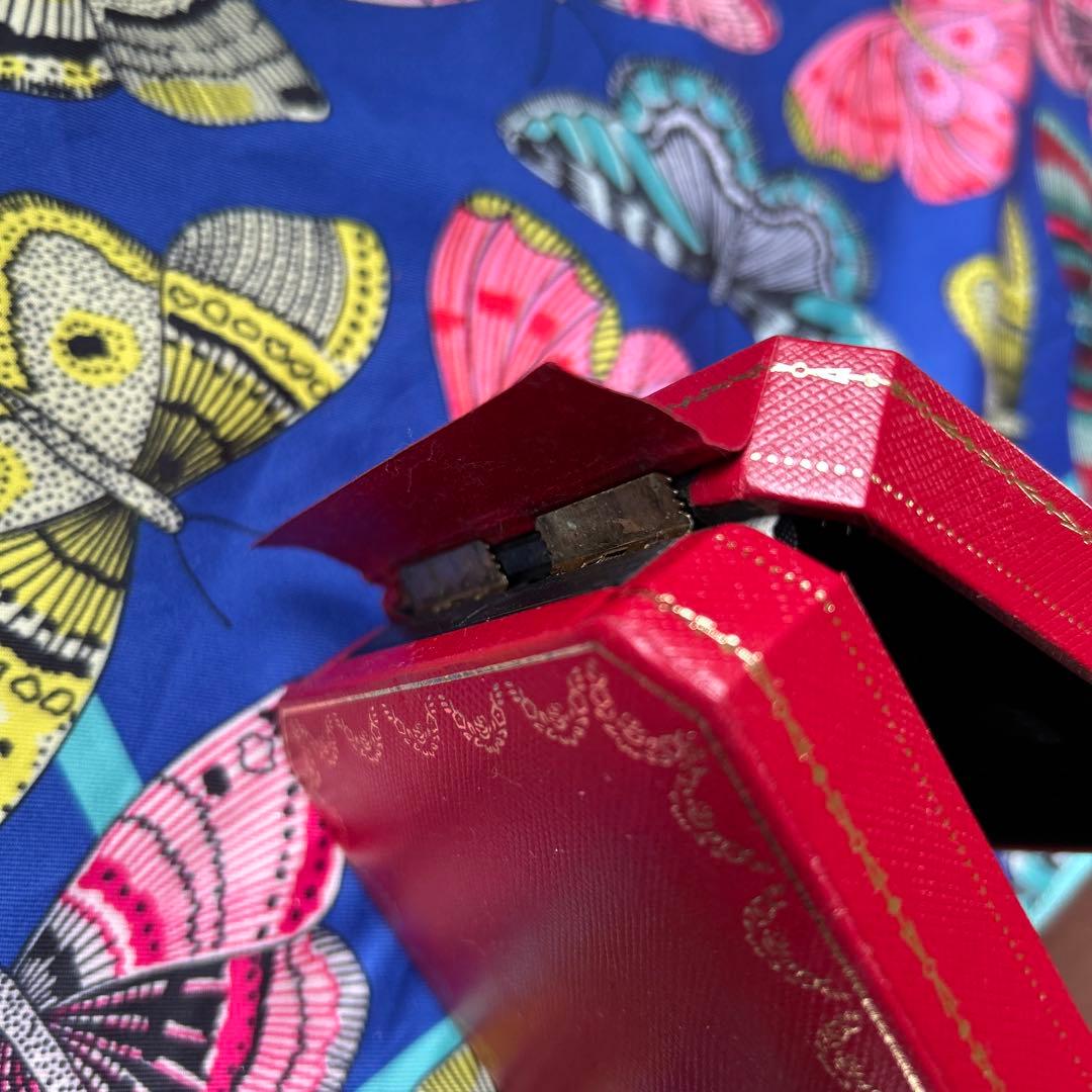 Cartier 幾何学模様 カフリンクス 専用ケース付き