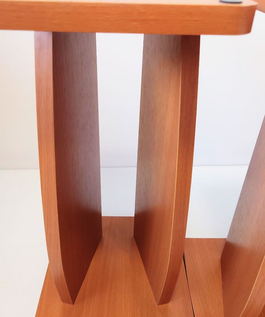 ハヤミ工産　木製スピーカースタンド　NX-300　木目