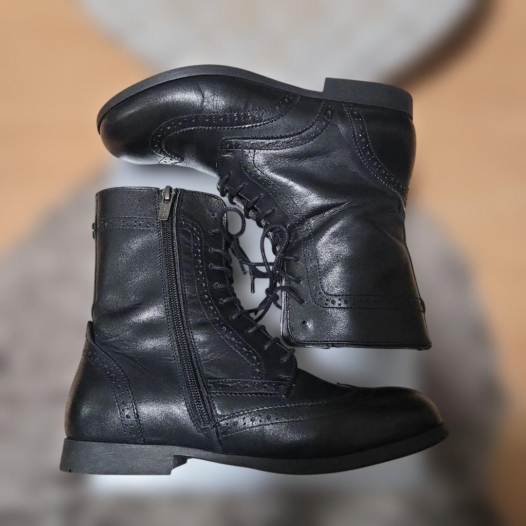 BIRKENSTOCK レースアップ サイドジップ ブーツ