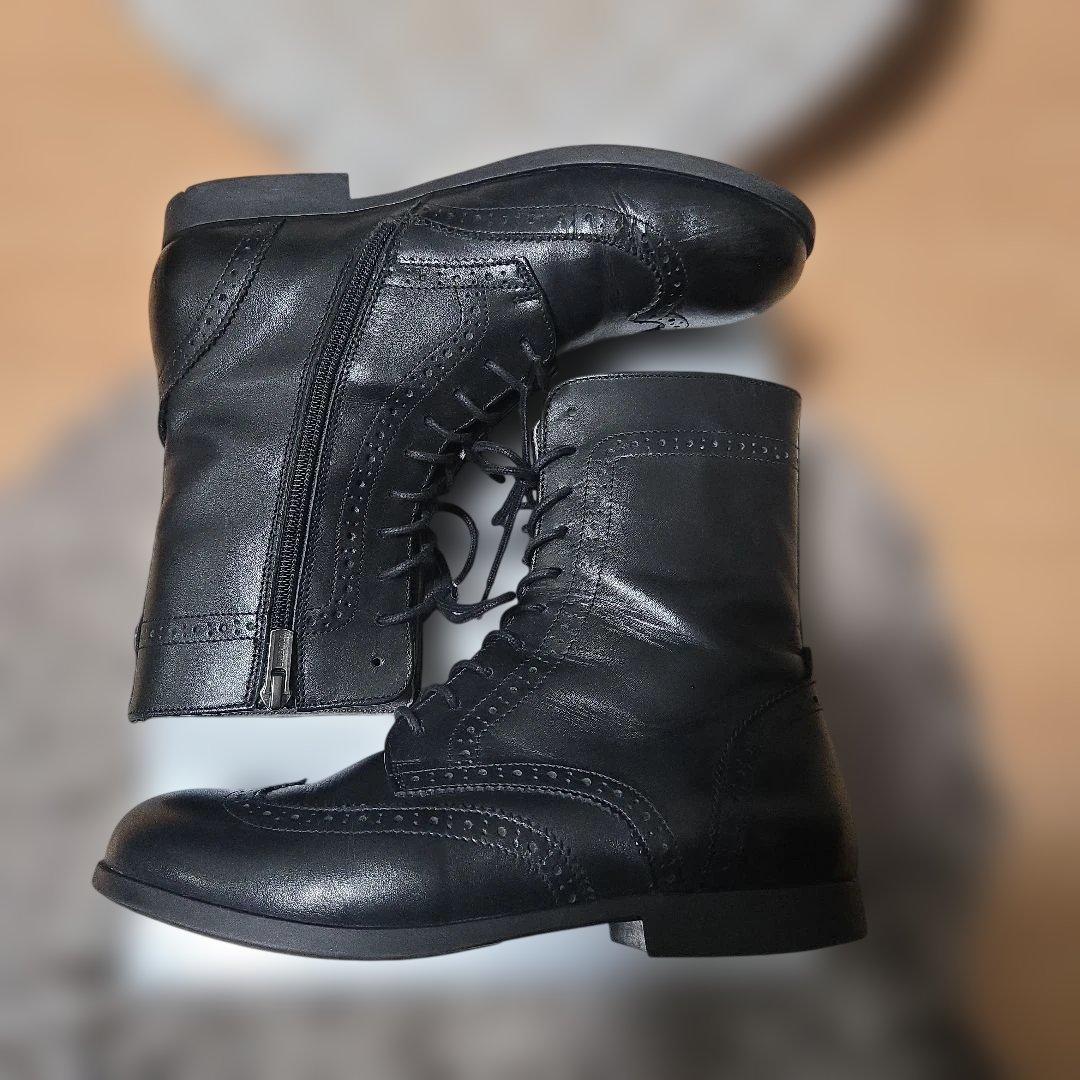 BIRKENSTOCK レースアップ サイドジップ ブーツ