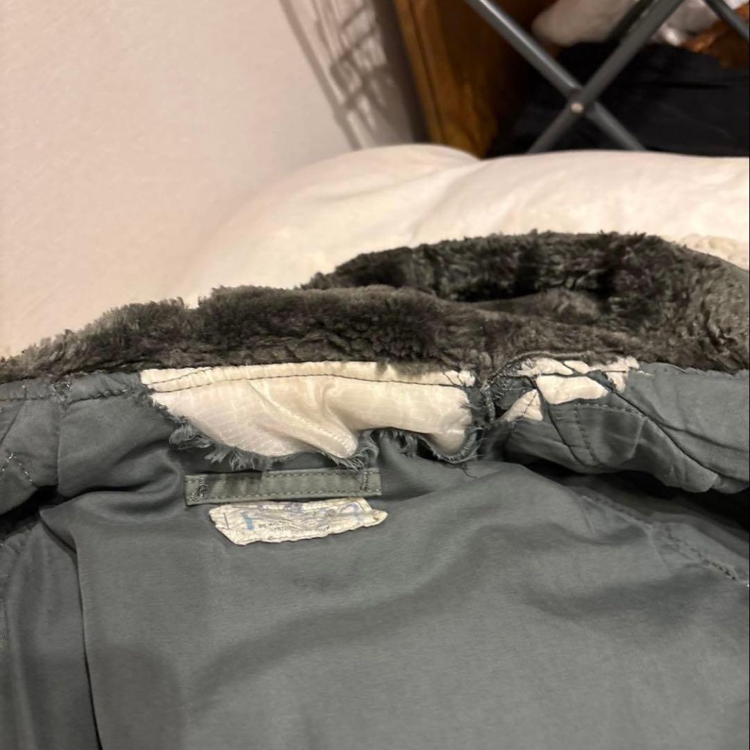 N3B フライトジャケット 実物 米軍放出 ビンテージ 80年代製 US 実寸L