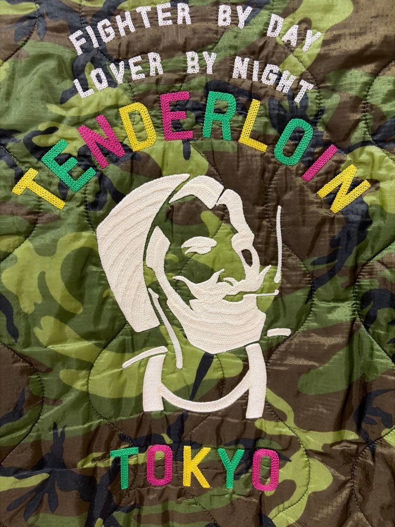 Tenderloin zigzag スーベニアジャケット 迷彩 S