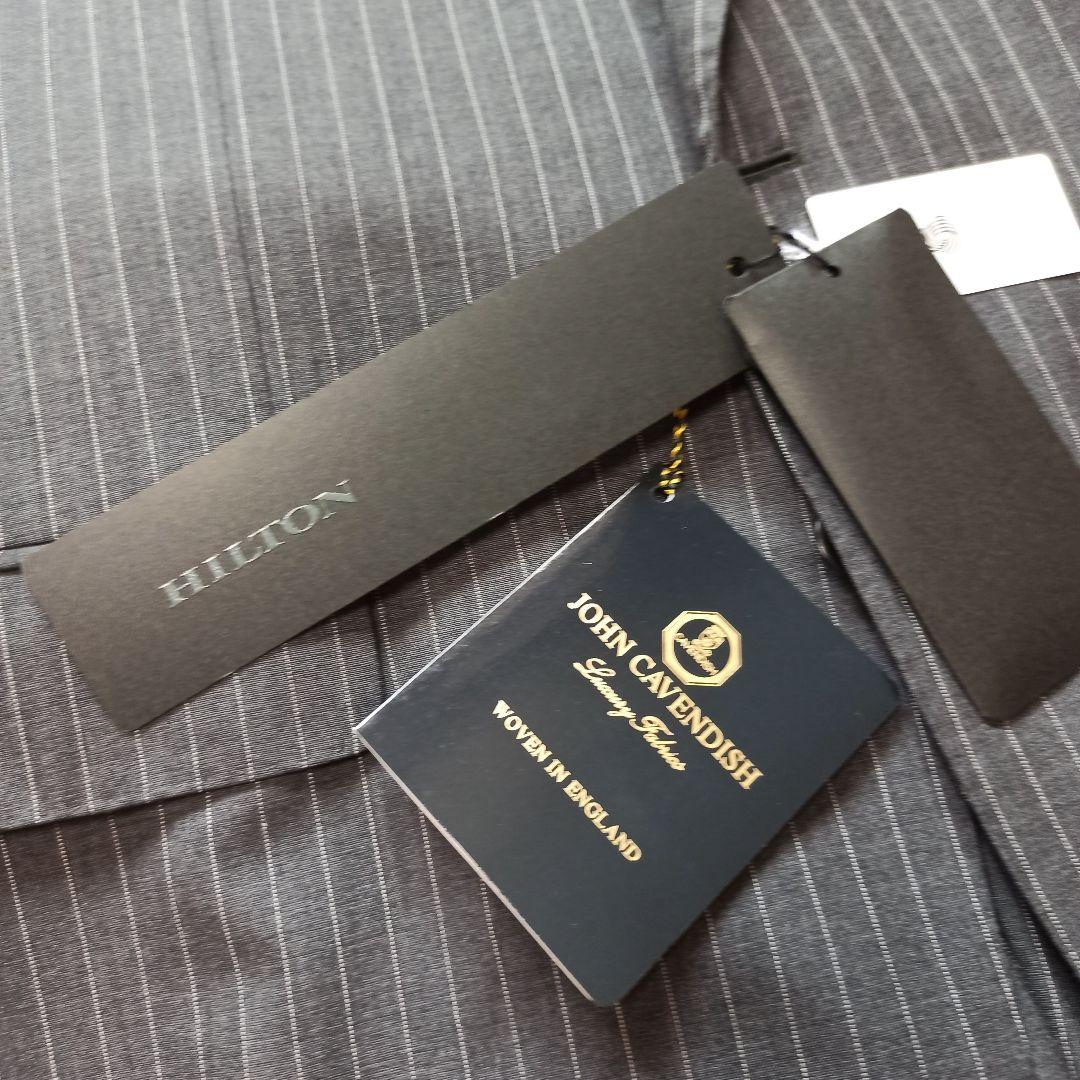 タグ付き未使用 HILTON John Cavendish ストライプ YA7