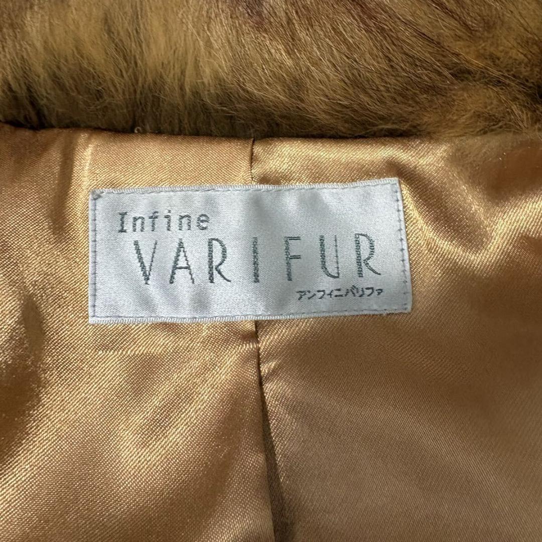 ブルーフォックス 染め 本毛皮 リアルファー ファーコート Fサイズ FOX