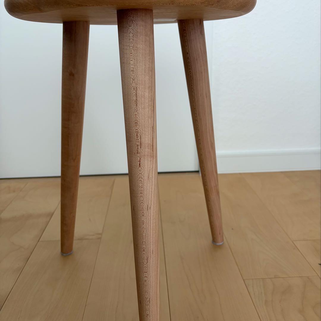 無垢 集成材 チーク材 スツール