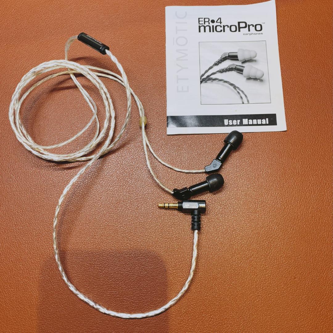 ER4P + リケーブル EE-5 (Silver Seagull S)