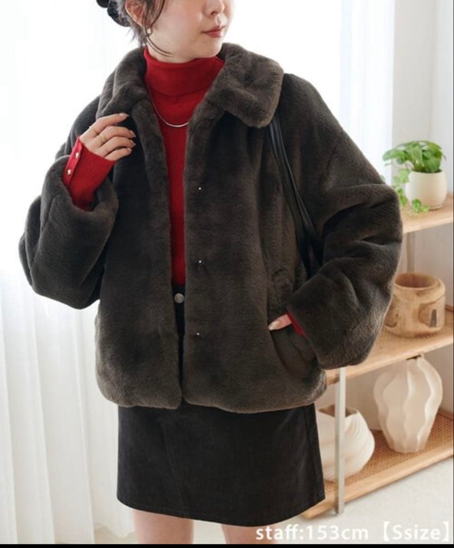 ＊DISCOAT ファージャケット S 新品未使用