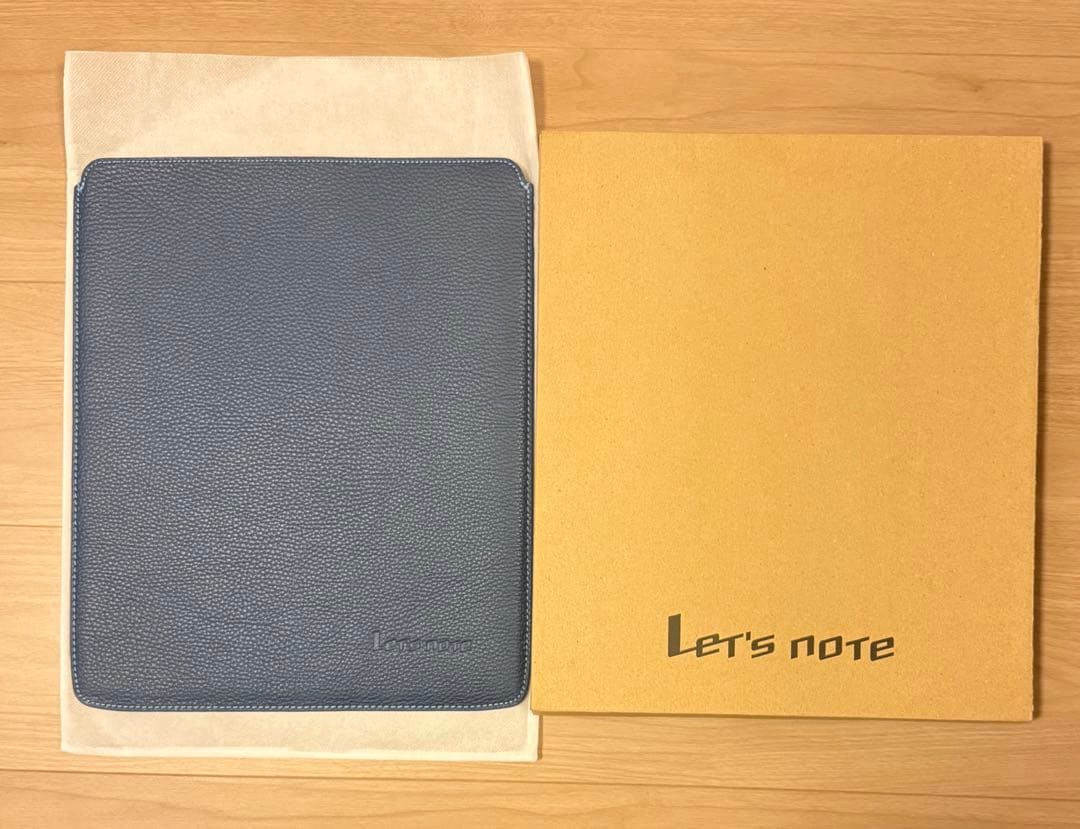 Panasonic Let's note FV専用本革ケース ネイビー