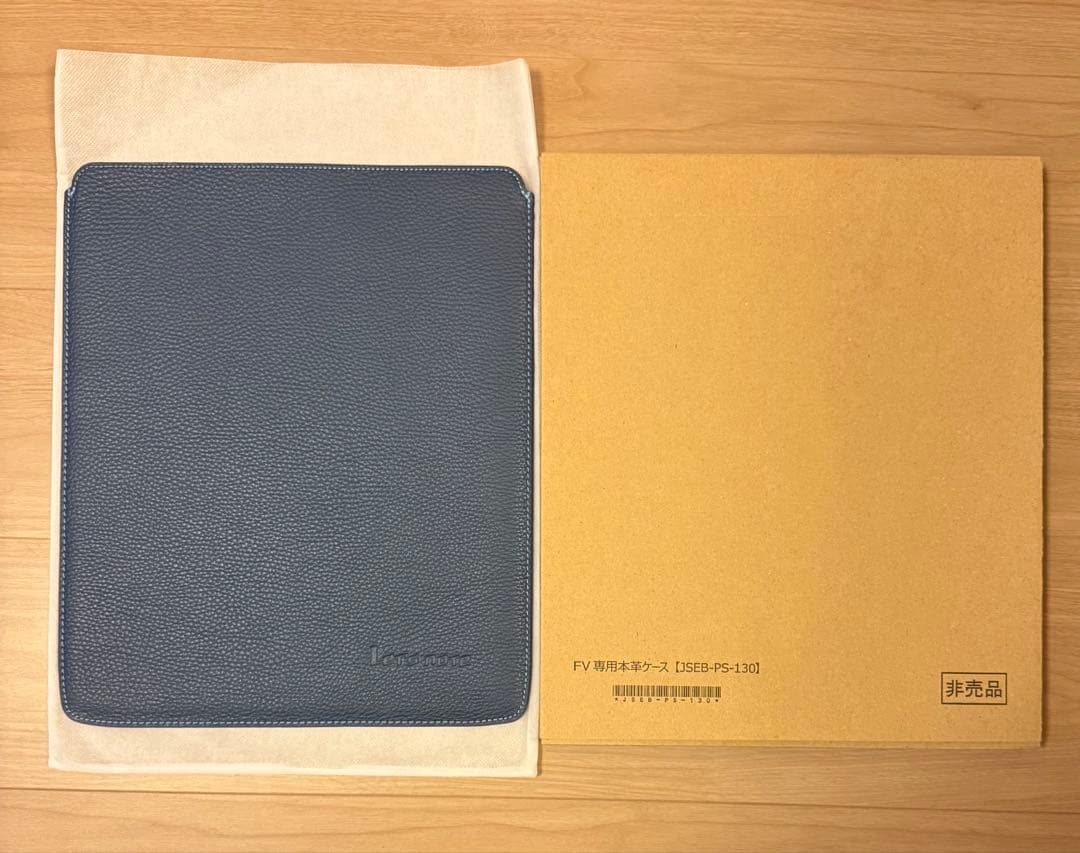 Panasonic Let's note FV専用本革ケース ネイビー