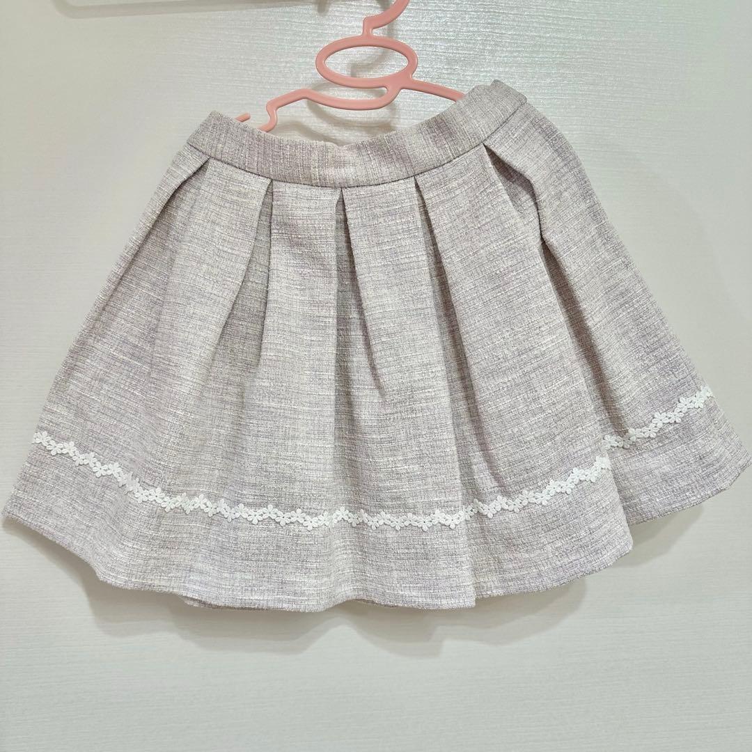 【さあち☻様】アリサナ スーツ ツイード パープル ラベンダー 130cm