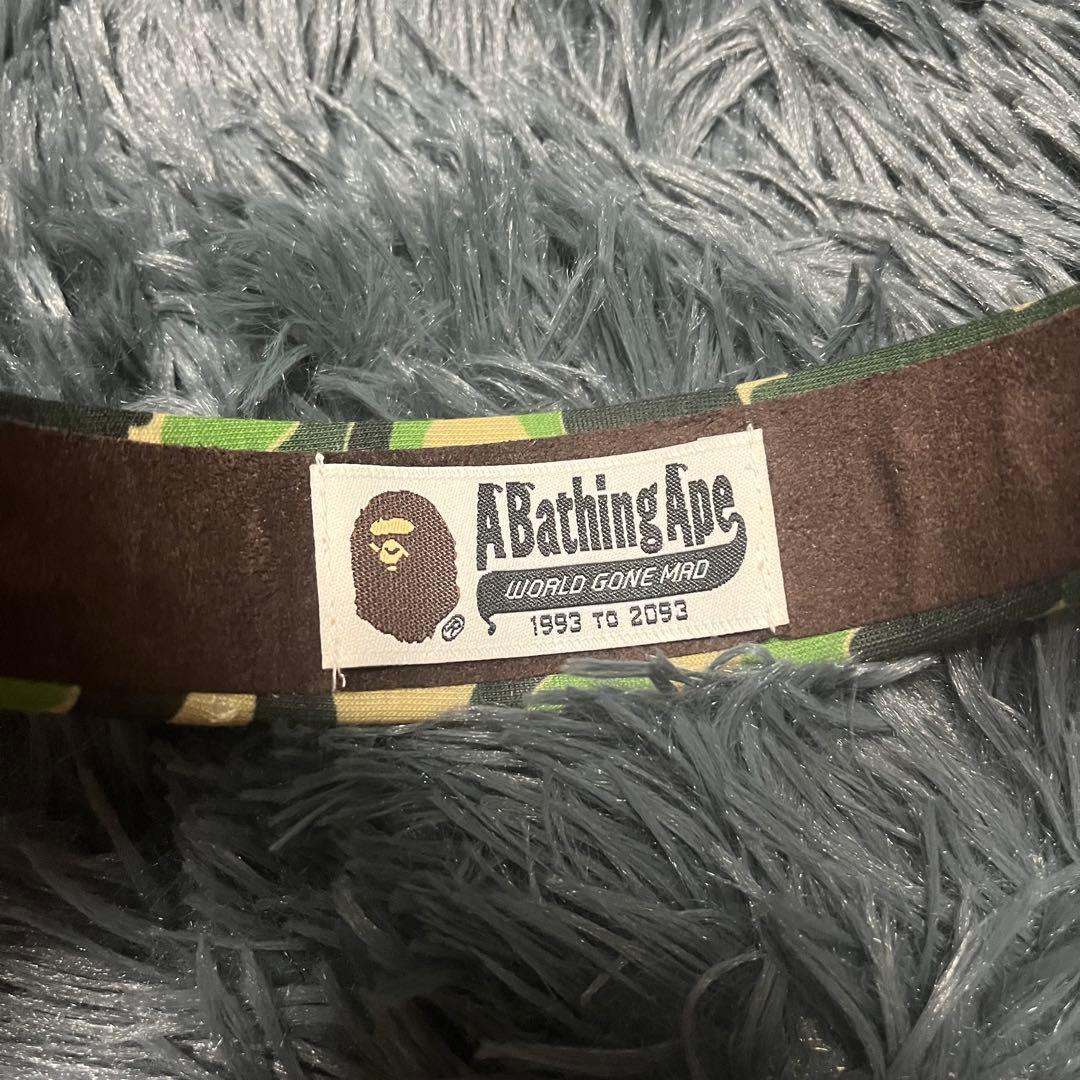 【希少】アベイシングエイプ A Bathing Ape APE 迷彩　ヘアバンド