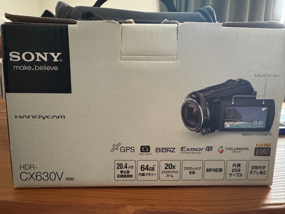 SONY HDR-CX630V ビデオカメラ