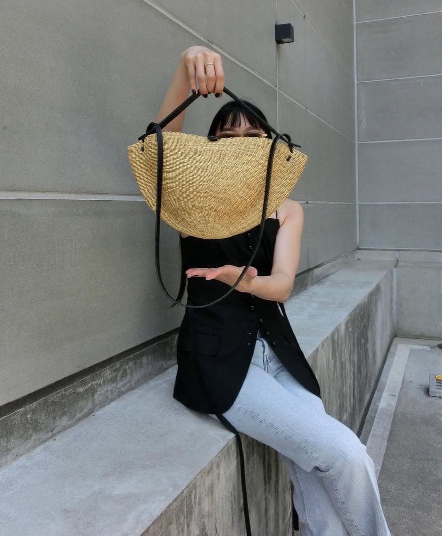 INES BRESSAND No.33 Walnut Bag かごバッグ