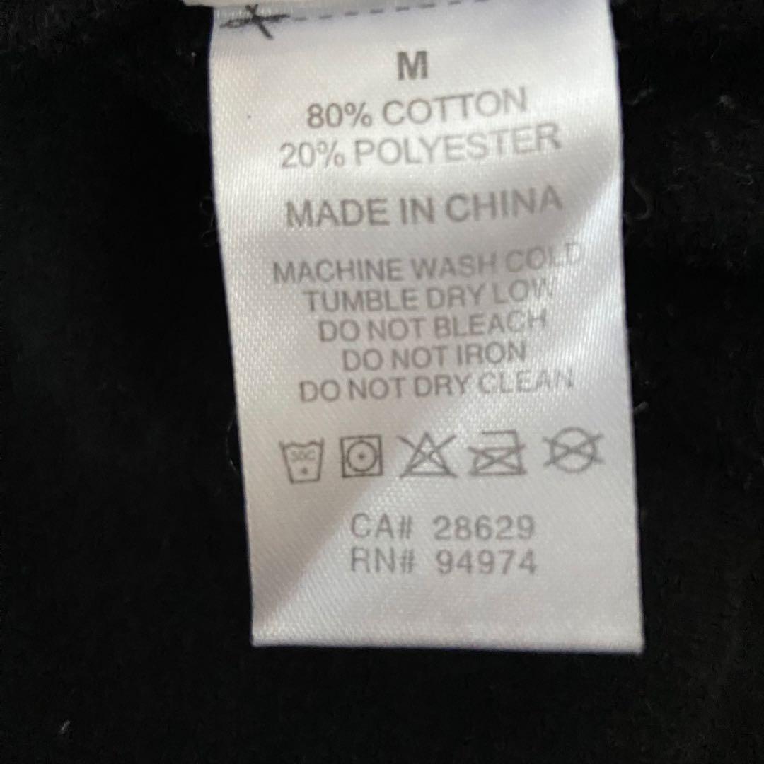 Stussy バックプリントスウェット トレーナー ブラック M