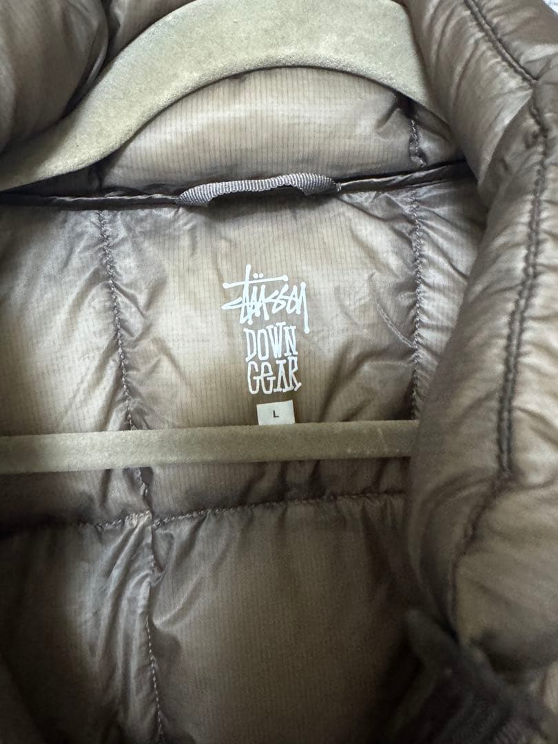 Stussy ダウンジャケット Lサイズ ブラウン