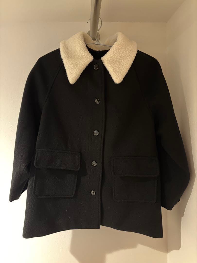 ボアカラーミドルコート　callautia S