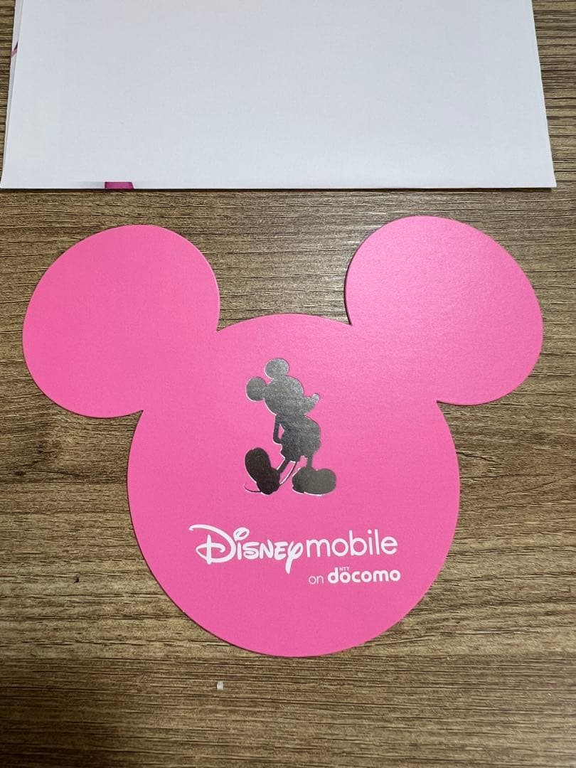 Disney mobile スマートフォン ピンク