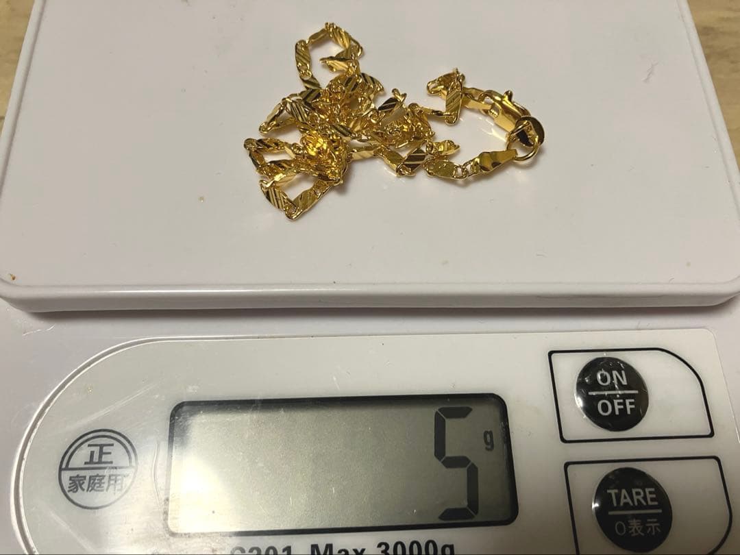 ゴールドネックレス2点 遺品整理 まとめ売り