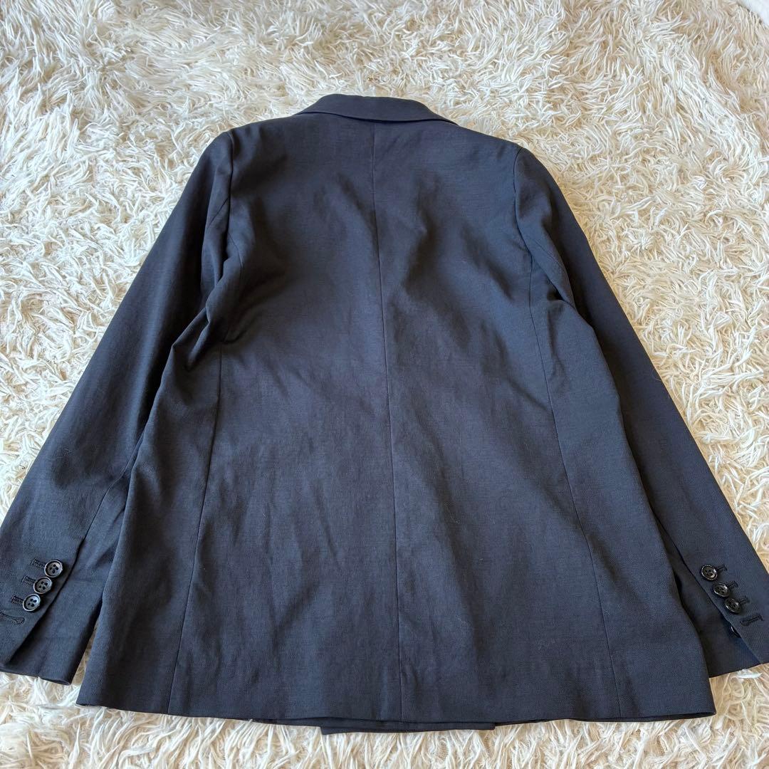 Theory ラルフローレン　まとめ　ジャケット ダブル リネン混 ブラック 0