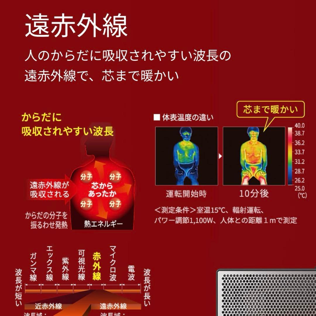 最新　ダイキン　遠赤外線暖房機　ハイブリッドセラムヒート　WRH135AS-H