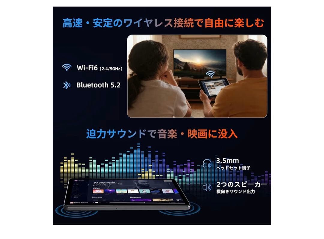 Android15 タブレット 11インチ18GB+128GBケースフィルム付き