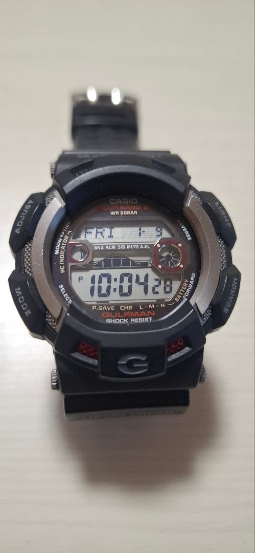 CASIO G-SHOCK GW-9110-1JF美品GULFMAN電波ソーラー
