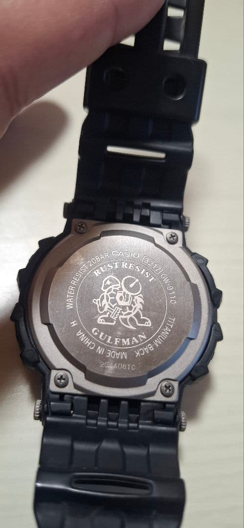 CASIO G-SHOCK GW-9110-1JF美品GULFMAN電波ソーラー