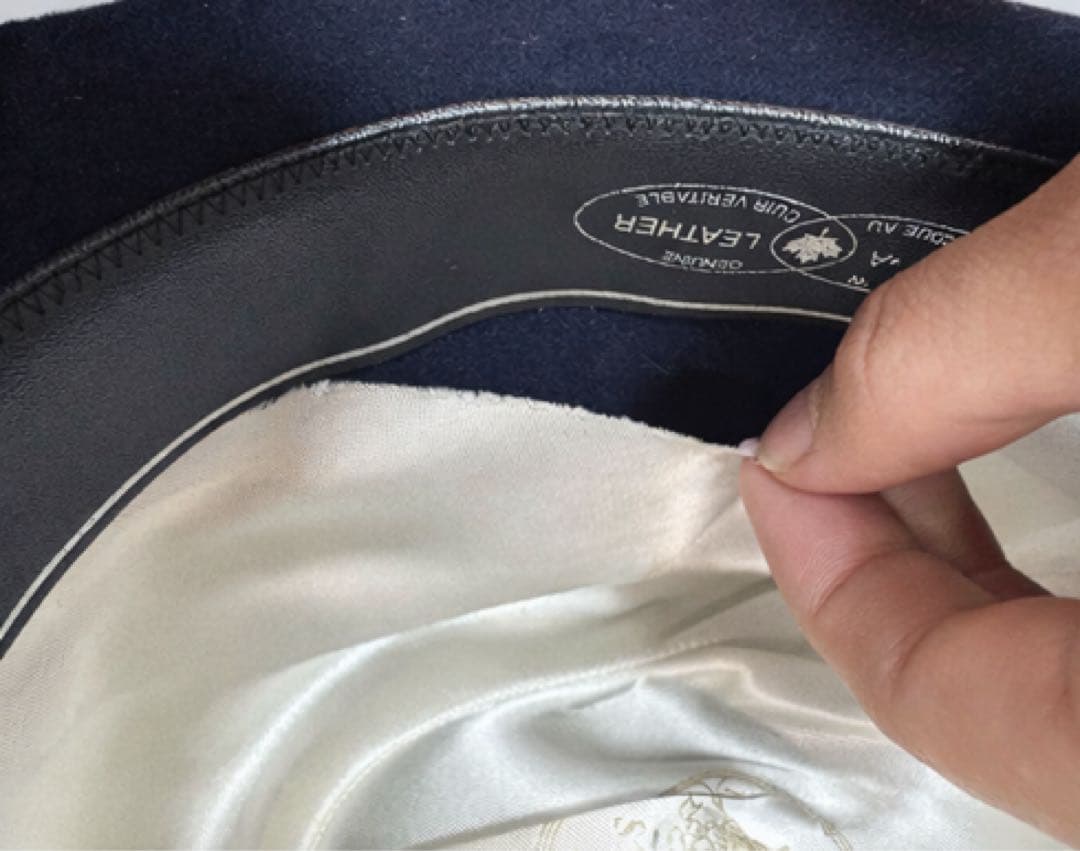 STETSON フェドラハット 紺色　 57 中折れ帽 ステットソン