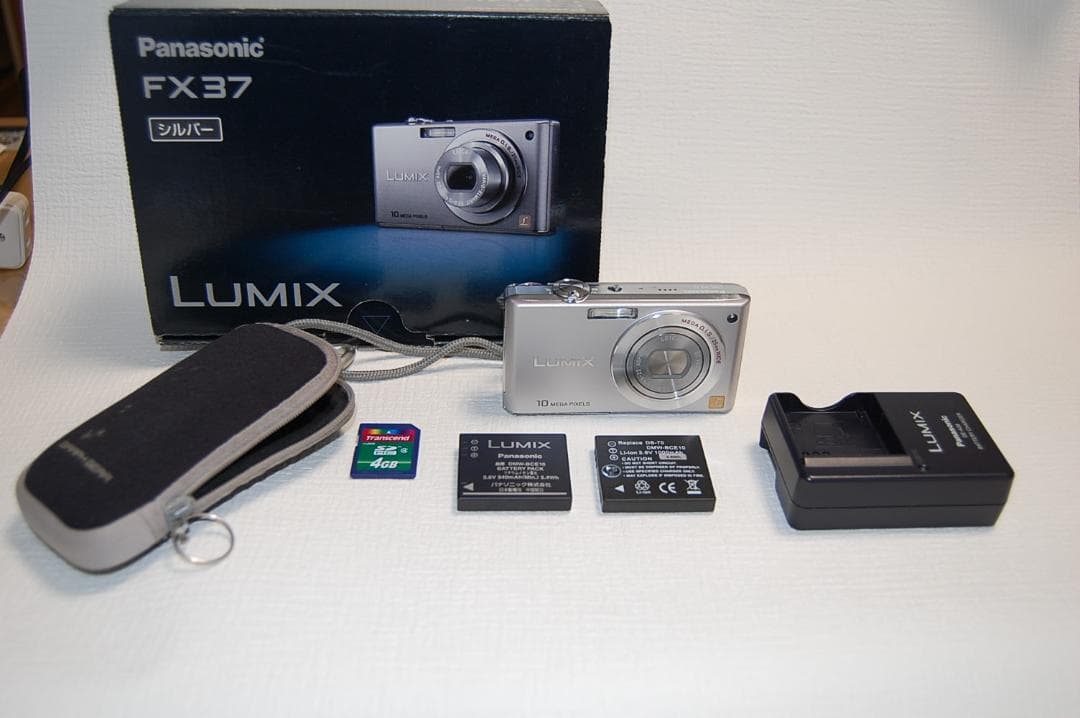 ＜中古完動品＞Panasonic DMC-FX37 シルバー