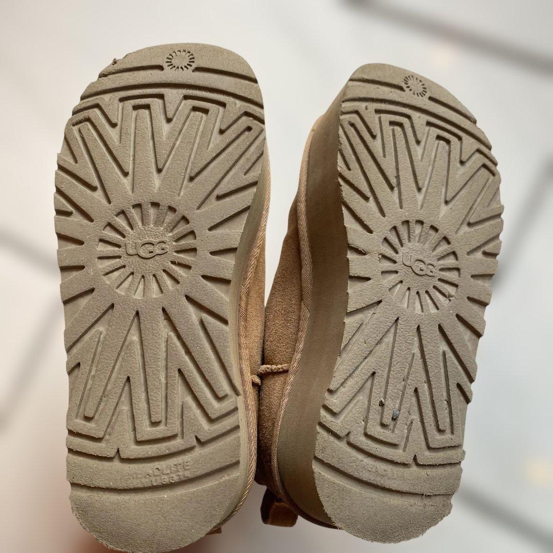 miyuu　ugg クラシックミニ　22センチ　ブラウンムートンブーツ厚底