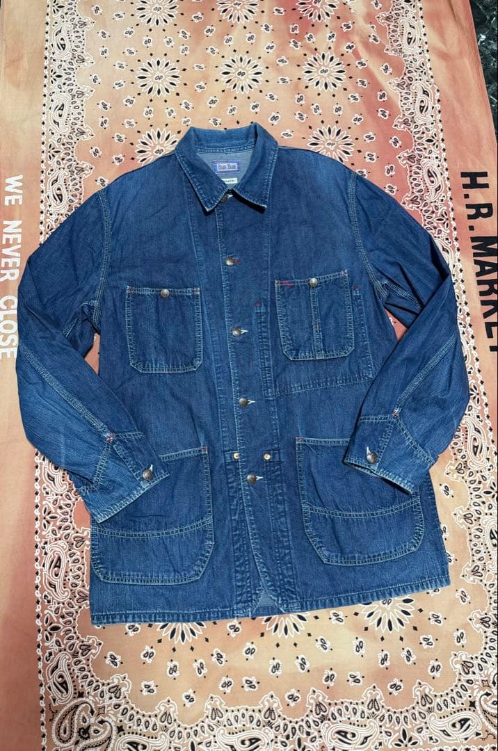 BLUE BLUE ブルーブルー　カバーオール　デニム　サイズ３　HRM