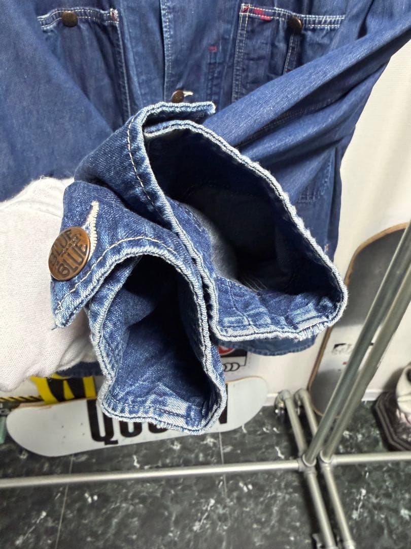 BLUE BLUE ブルーブルー　カバーオール　デニム　サイズ３　HRM