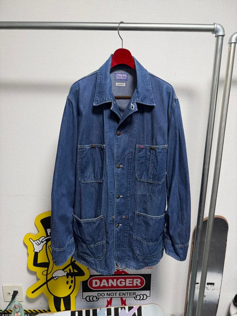 BLUE BLUE ブルーブルー　カバーオール　デニム　サイズ３　HRM