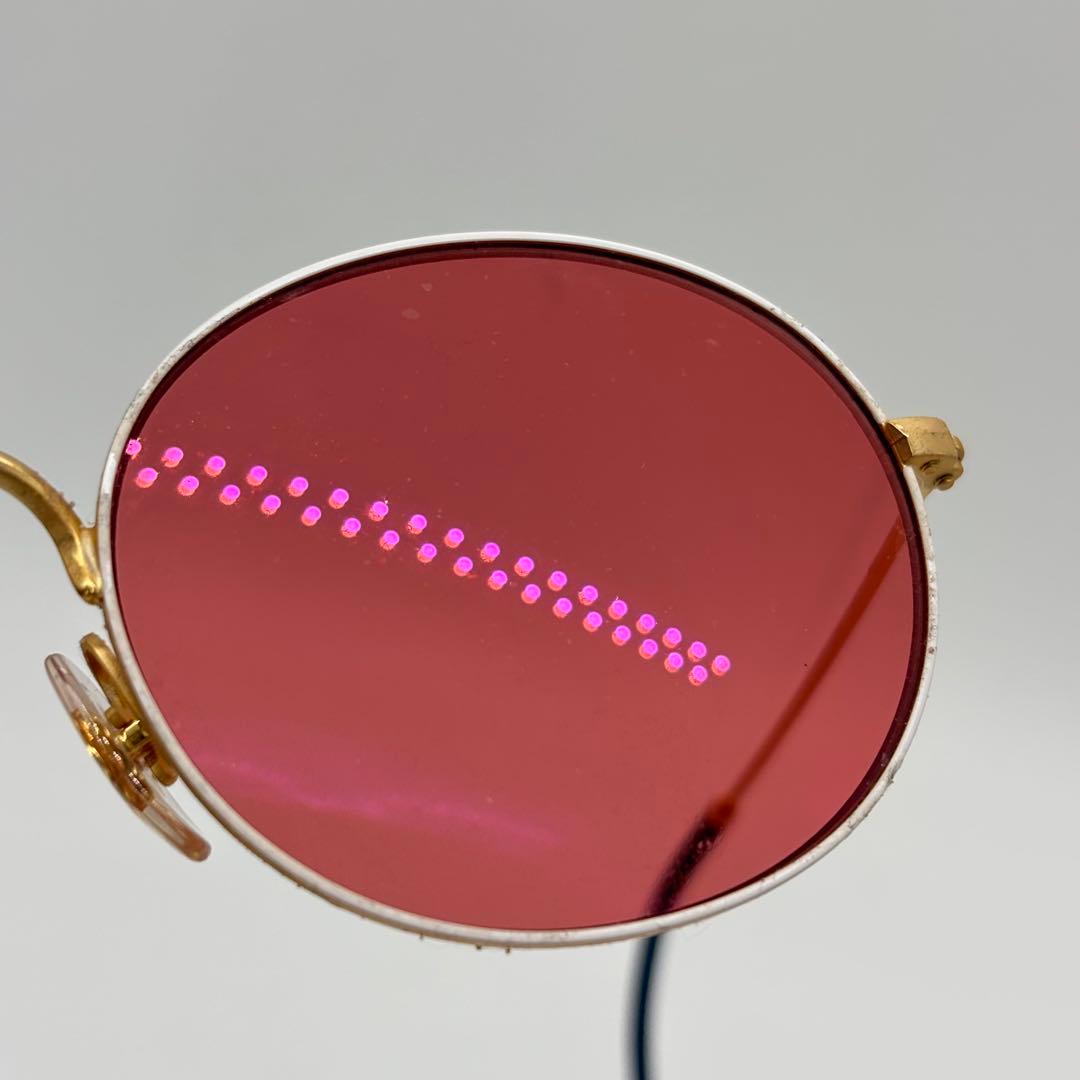 Ray-Ban レイバン RB3594 ピンクレンズ サングラス ラウンドレンズ