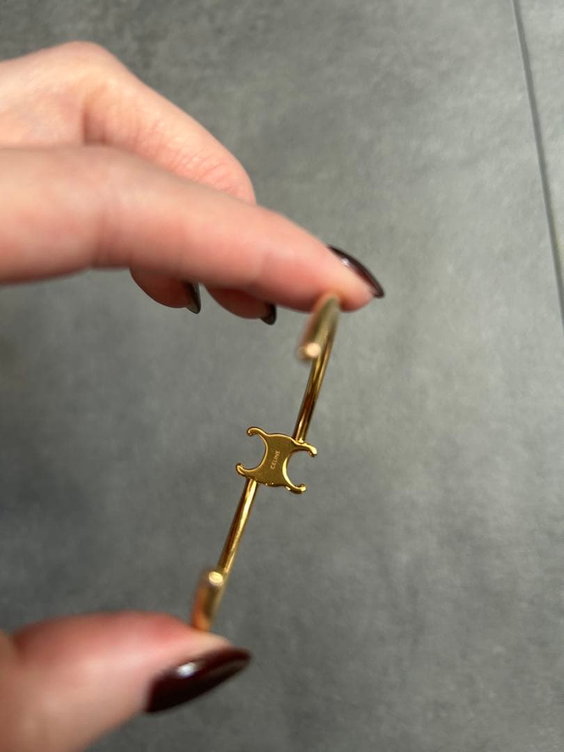 hy⭐︎超美品CELINEトリオンフバングル セリーヌトリオンフブレスレット