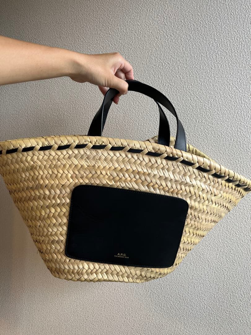 A.P.C. アーペーセー トートバッグ カゴバッグ レディース ラフィアバッグ