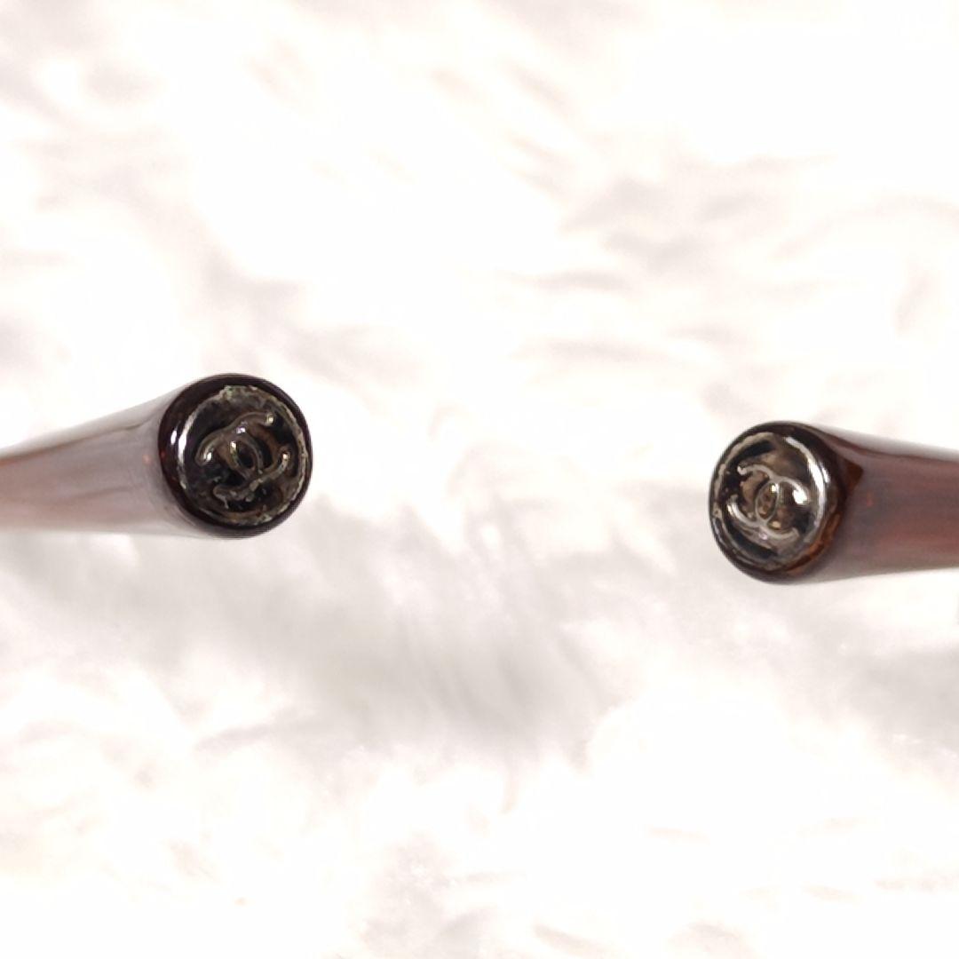 CHANEL リムレス サングラス ココマーク シルバーフレーム