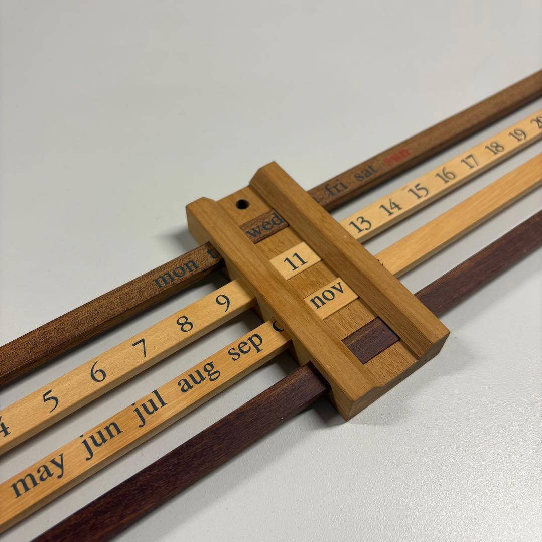 DANESE Calendario Bilanci ダネーゼ 木製カレンダー