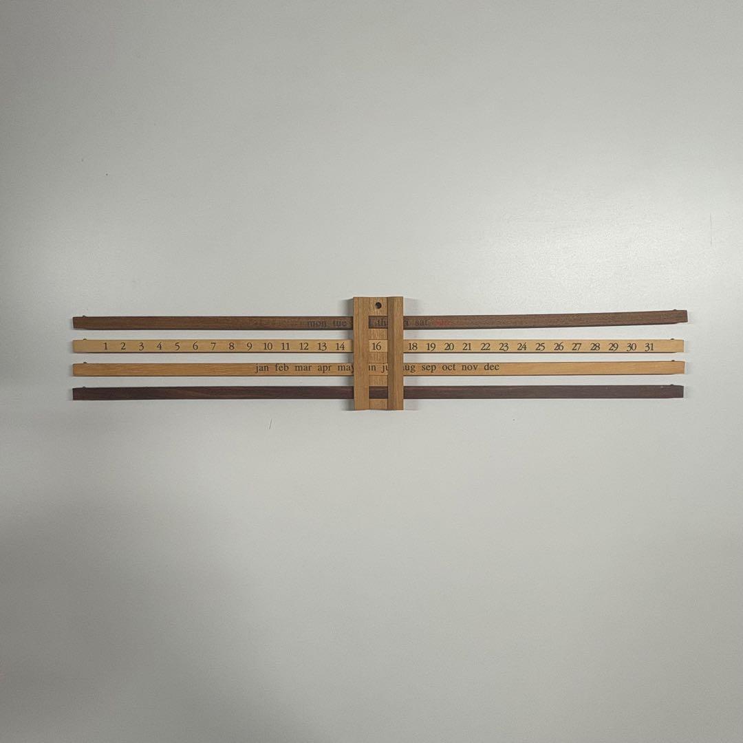 DANESE Calendario Bilanci ダネーゼ 木製カレンダー