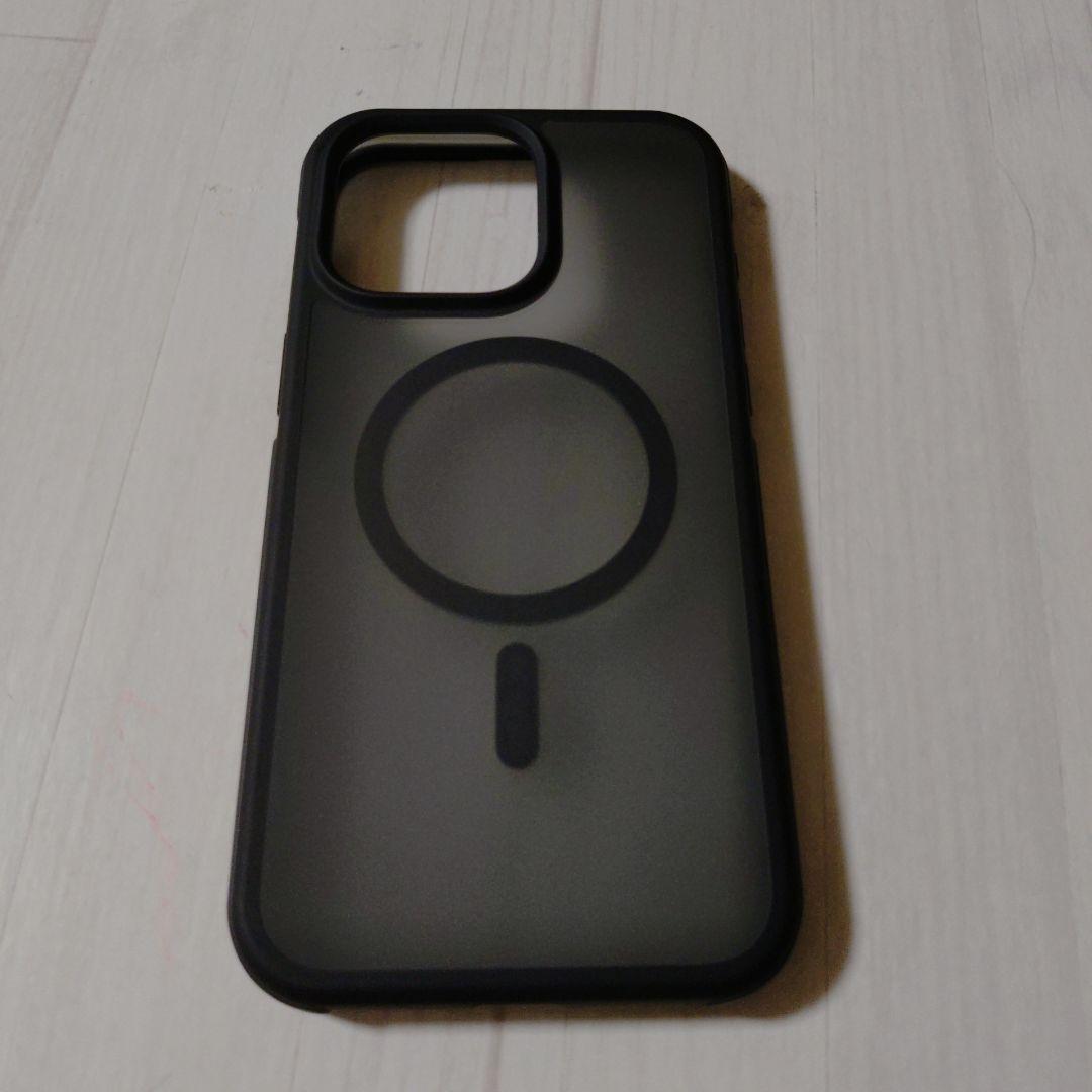 iPhone 15 Pro Max ケース Magsafe 対応　マットブラック