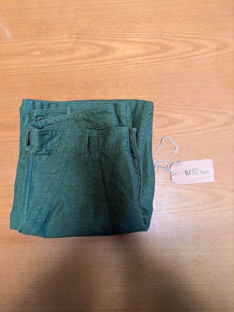 orSlow オアスロウ　ファティーグパンツ　 試着のみ　未使用　タグ有り