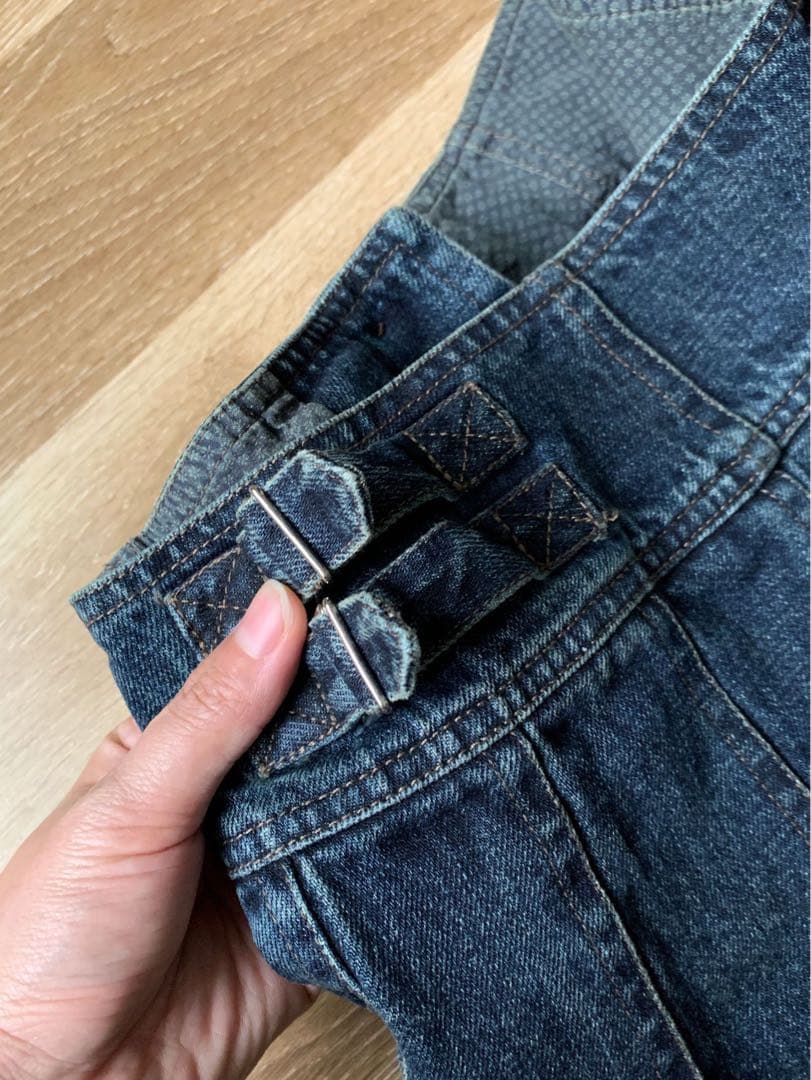 Coyseioダークデニム プリーツミニスカート