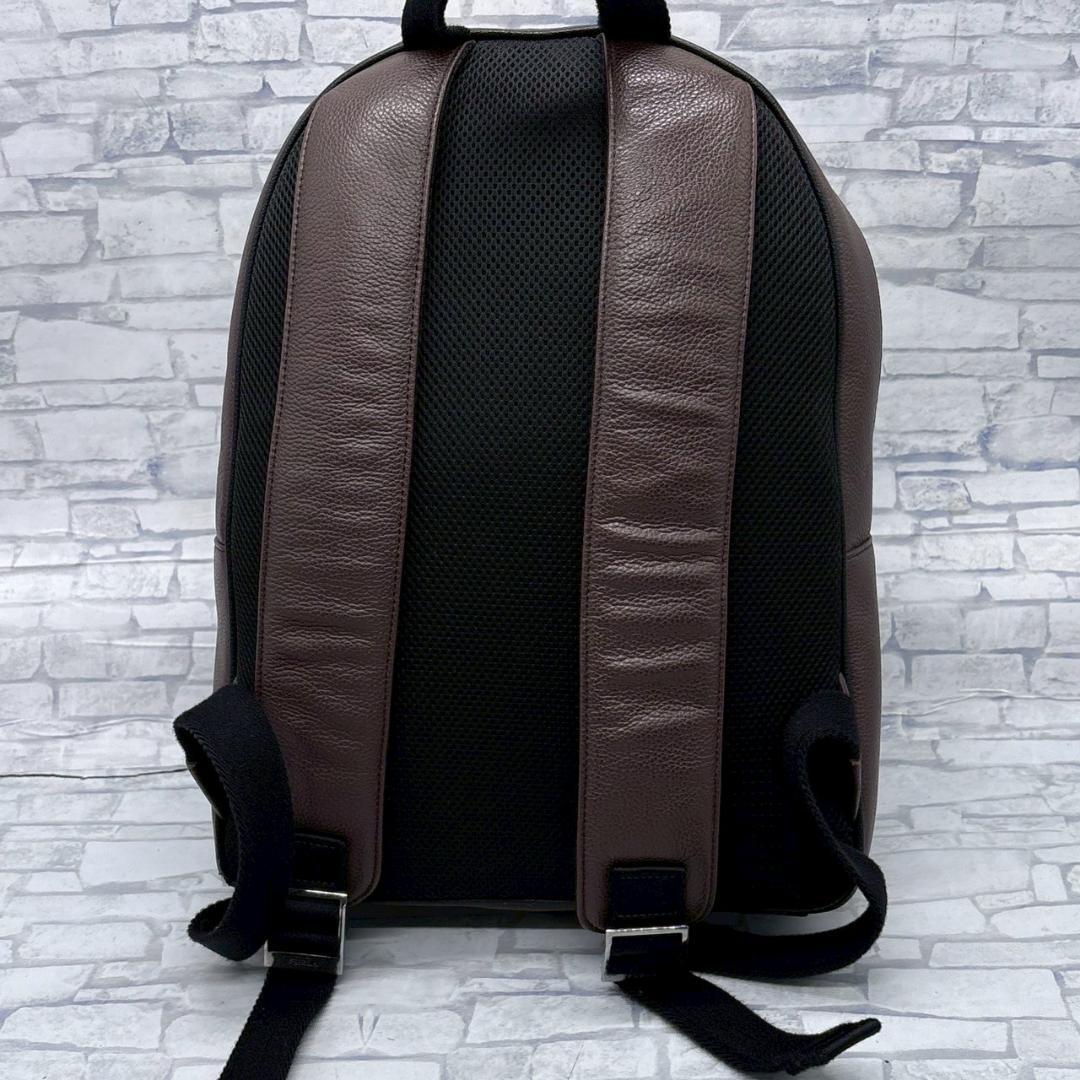 FURLA フルラ ブラウン レザー リュック バックパック A4収納可能