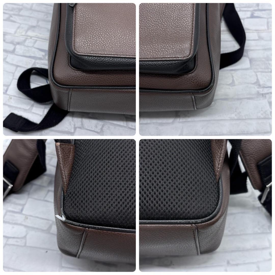 FURLA フルラ ブラウン レザー リュック バックパック A4収納可能