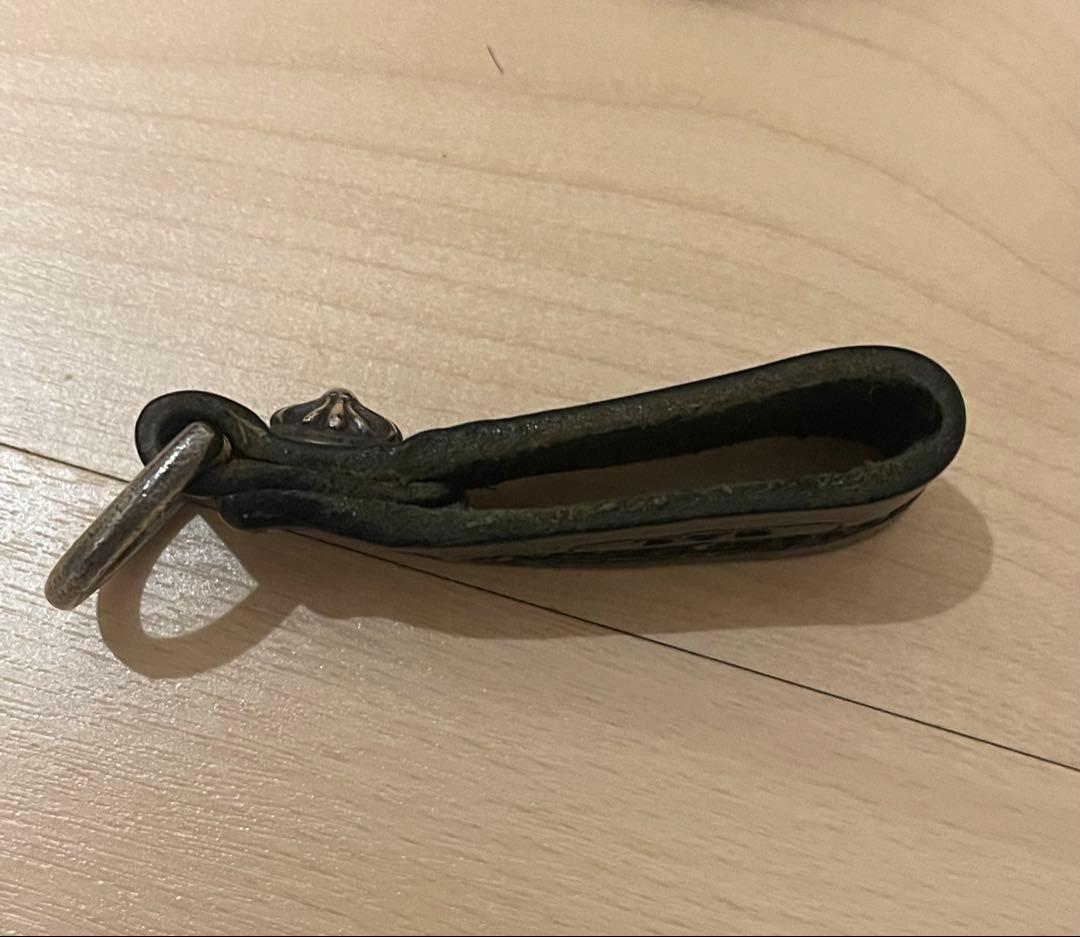 原本無修正CHROME HEARTS クロスボール ベルトループ Dキーリング